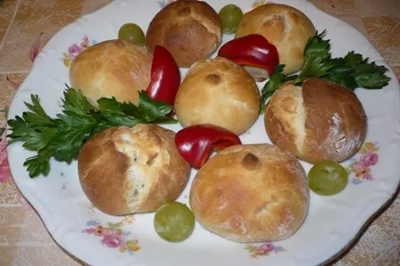 Meglepetés zsemle