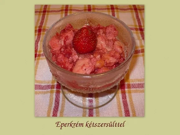 Eperkrém kétszersülttel