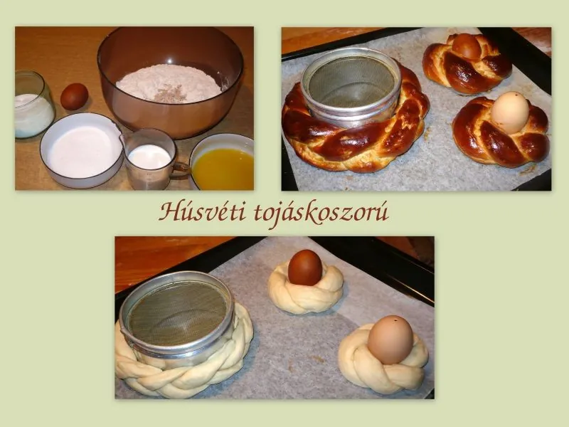 Húsvéti tojáskoszorú