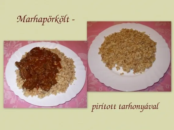 Marhapörkölt kuktában