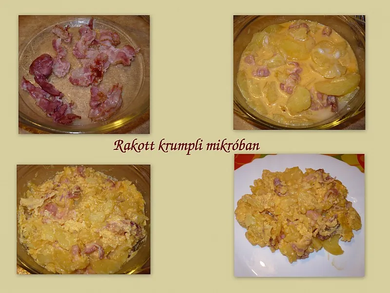 Rakott krumpli mikróban