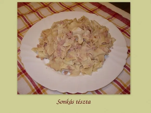 Sonkás tészta