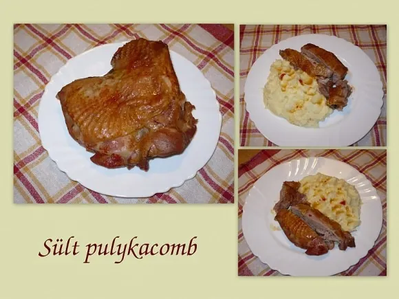 Sült pulykacomb