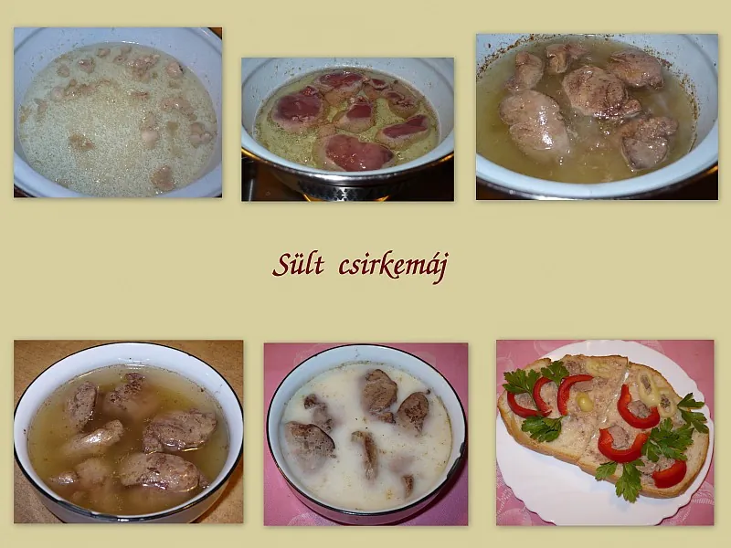 Sült csirkemáj